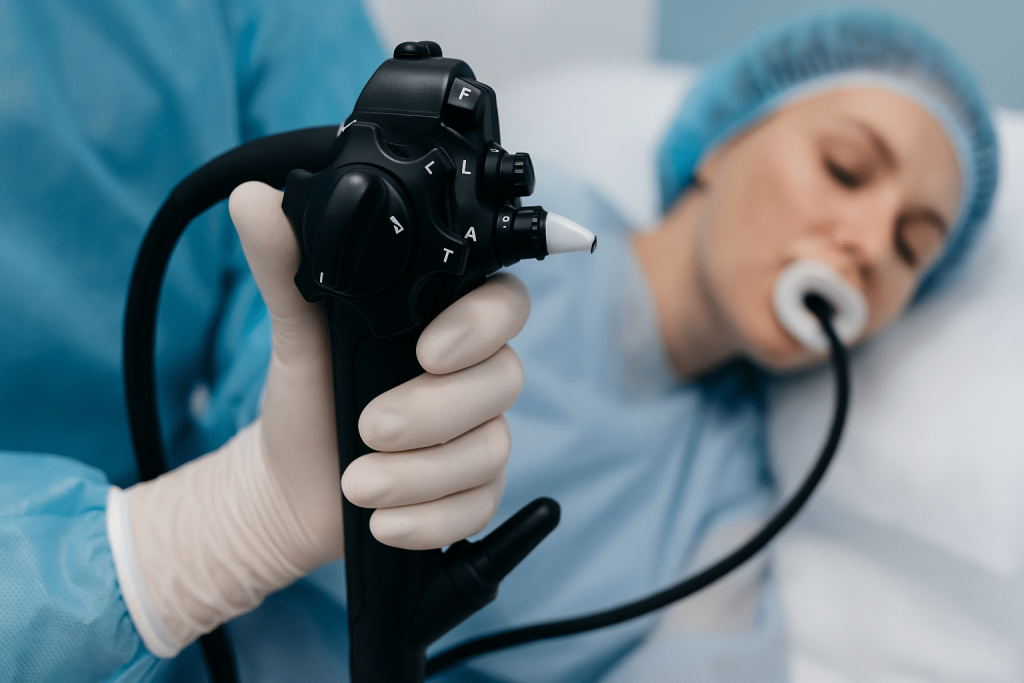 Процесс проведения ФГДС