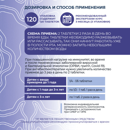 «Микробиотики микст академика Кутушова» черника 120 шт.